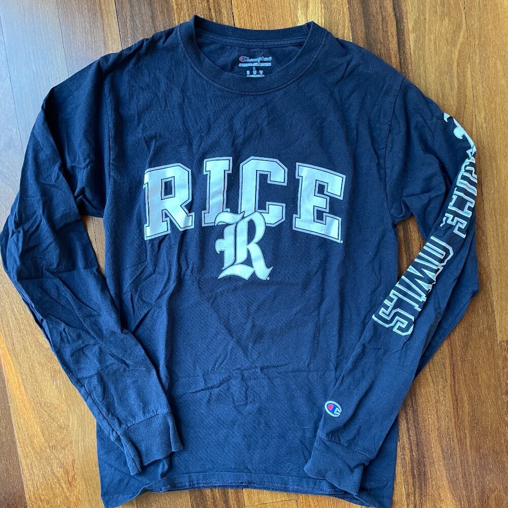 Like NEW Rice University Sz S Long Sleeve Tshirt